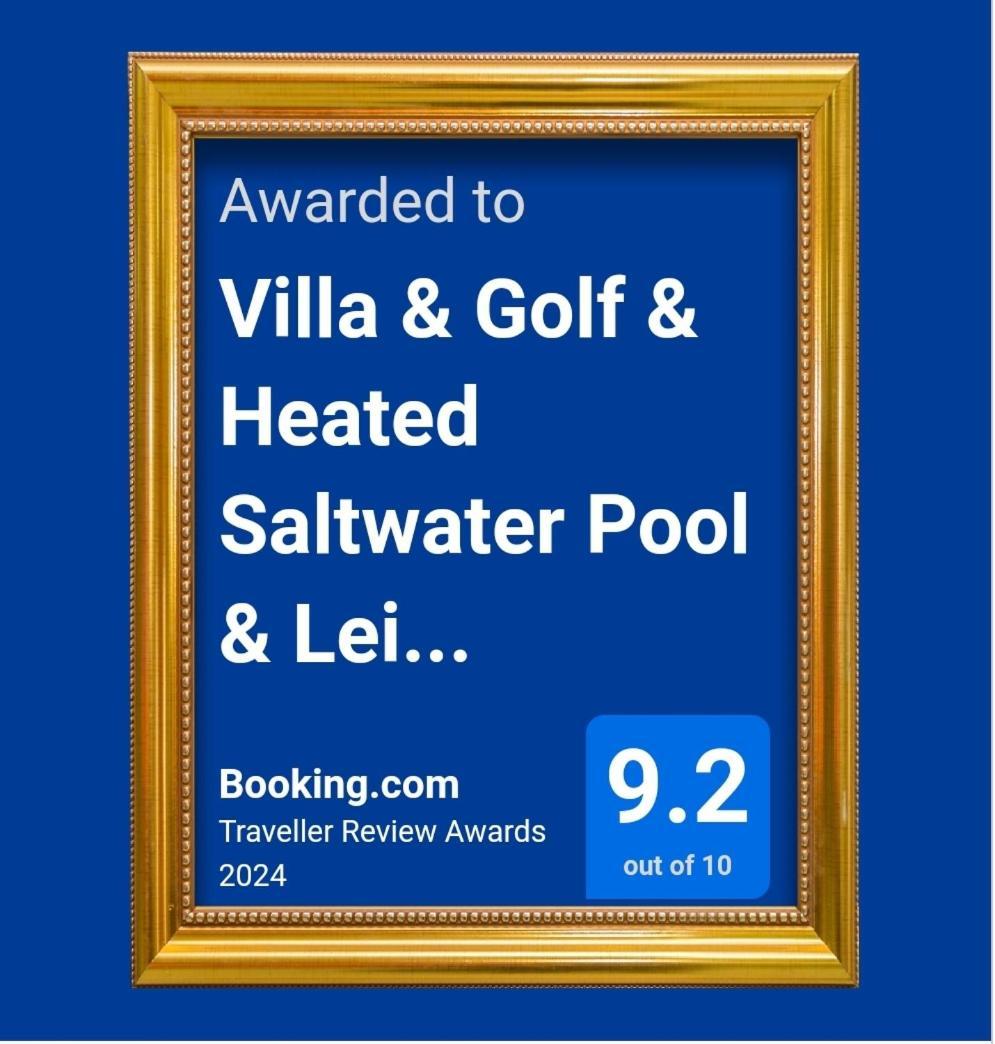 Villa & Golf & Heated Saltwater Pool & Leisure & Wifi Калета-де-Фусте Экстерьер фото